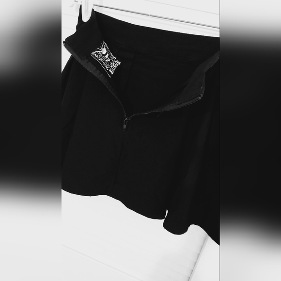 Vintage KILLSTAR Pleated, Back Zip Mini Skirt. - Picture 9 of 14